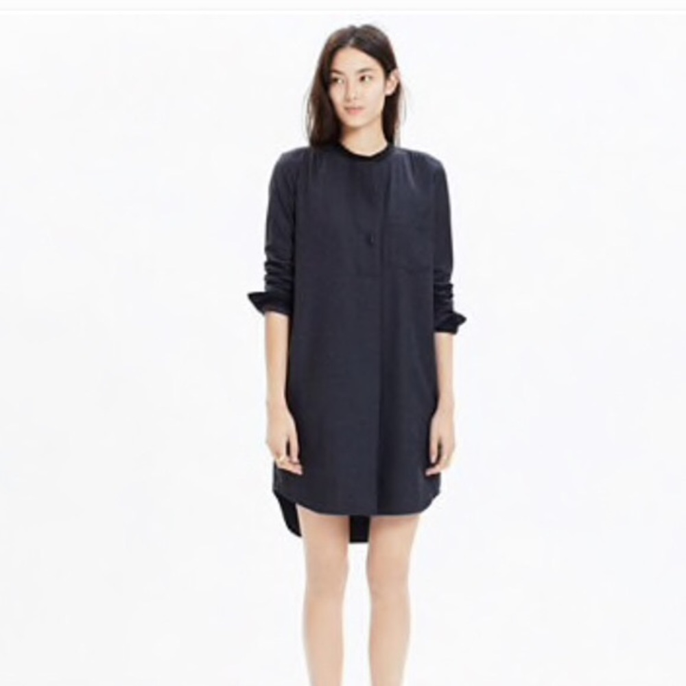 Madewell Flannel Shirt Dress